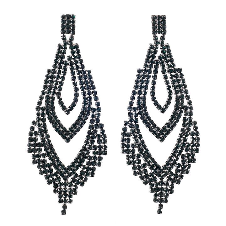 Bijoux Bar Green Drop Earrings