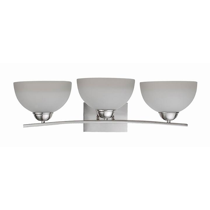 Mickayla 3-light Silver Bath Vanity