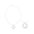 Liz Claiborne Long Crystal & Silver-tone Pendant Necklace