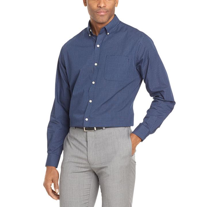 Van Heusen Long Sleeve Button-front Shirt