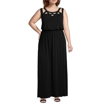 R & K Originals Sleeveless Maxi Dress - Plus