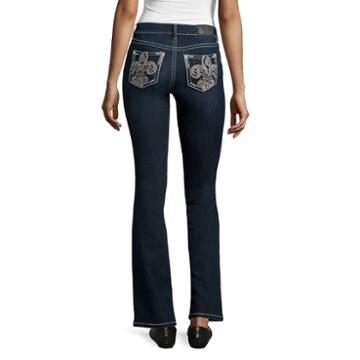 Soundgirl Destructed Bootcut Jeans - Juniors