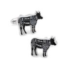 Beef Butcher Cuts Cuff Links