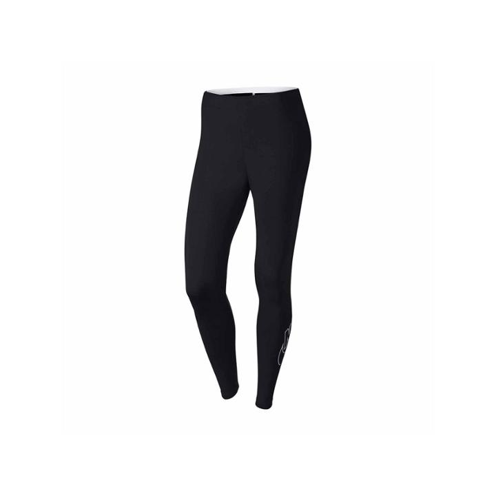 Nike Logo Cotton Blend Leggings