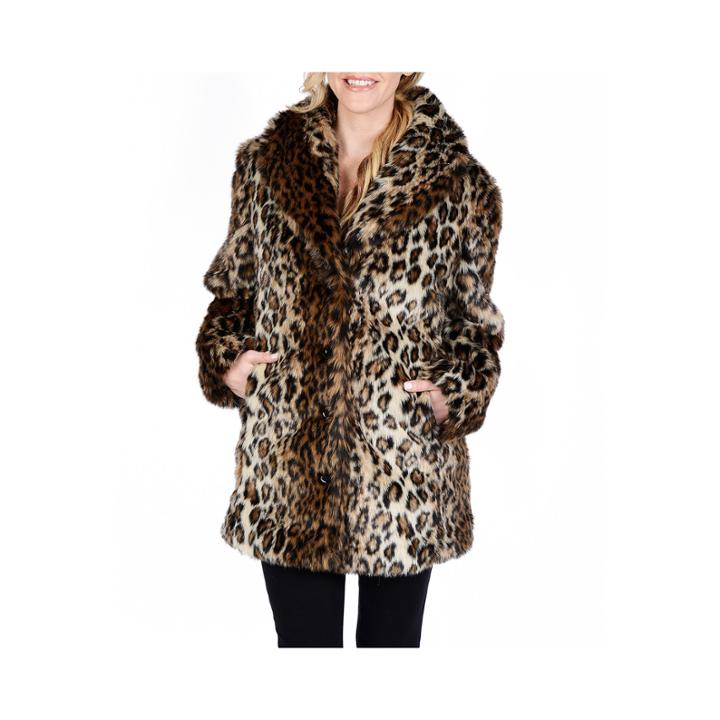 Excelled Faux-fur Short Jacket