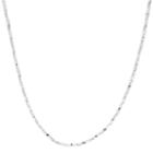 Sterling Silver 18 Twisted Square Snake Chain
