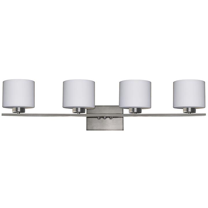 Jaelyn 4-light Silver Bath Vanity