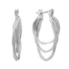 Gloria Vanderbilt 27.5mm Hoop Earrings