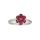 Limited Quantities Genuine Pink Tourmaline Flower Ring
