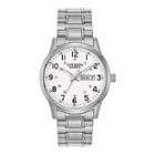 Citizen Mens Easy Reader Silver-tone Expansion Strap Watch Bf0610-91a