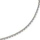 Made In Italy 16 Criss-cross Sterling Silver Chain Necklace
