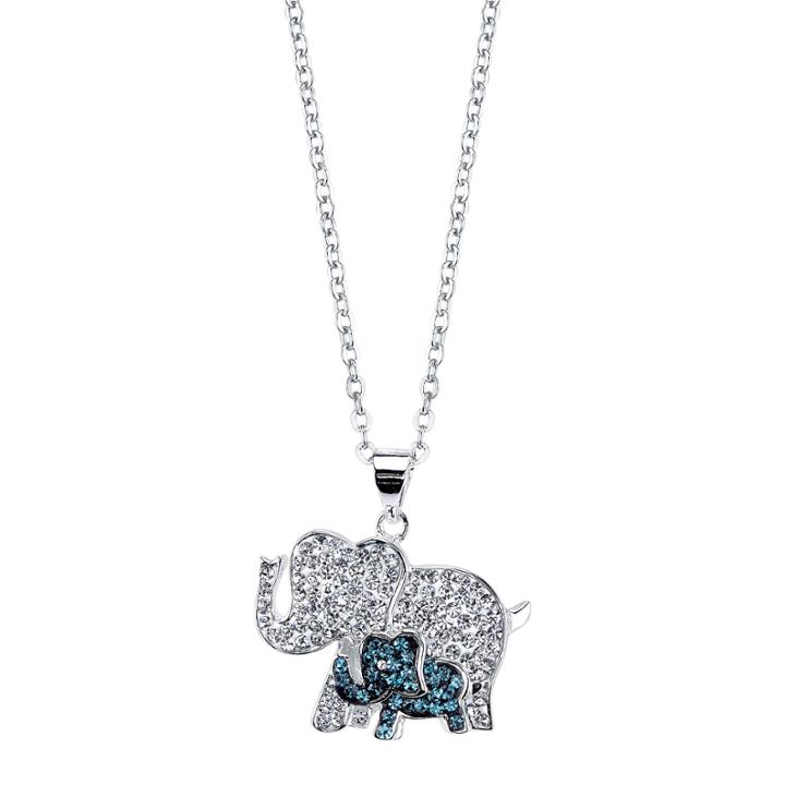 Sparkle Allure Womens Multi Color Crystal Silver Over Brass Pendant Necklace