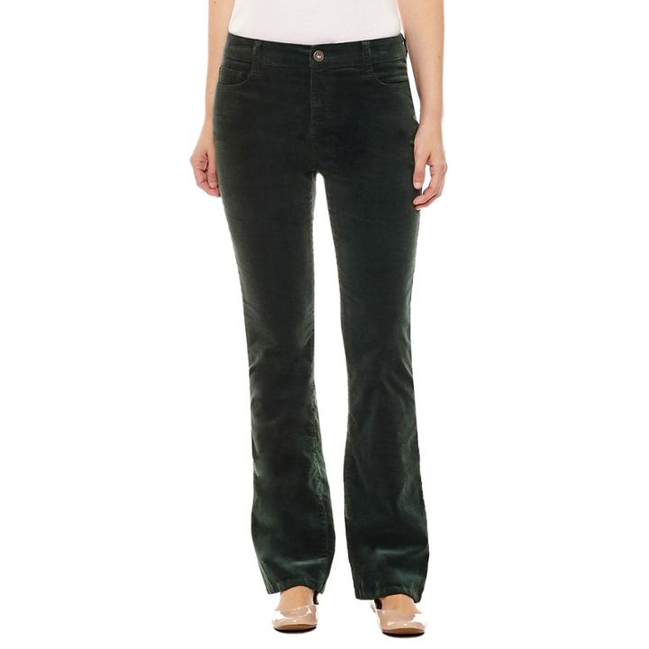 St. John's Bay Secretly Slender Bootcut Corduroy Pant