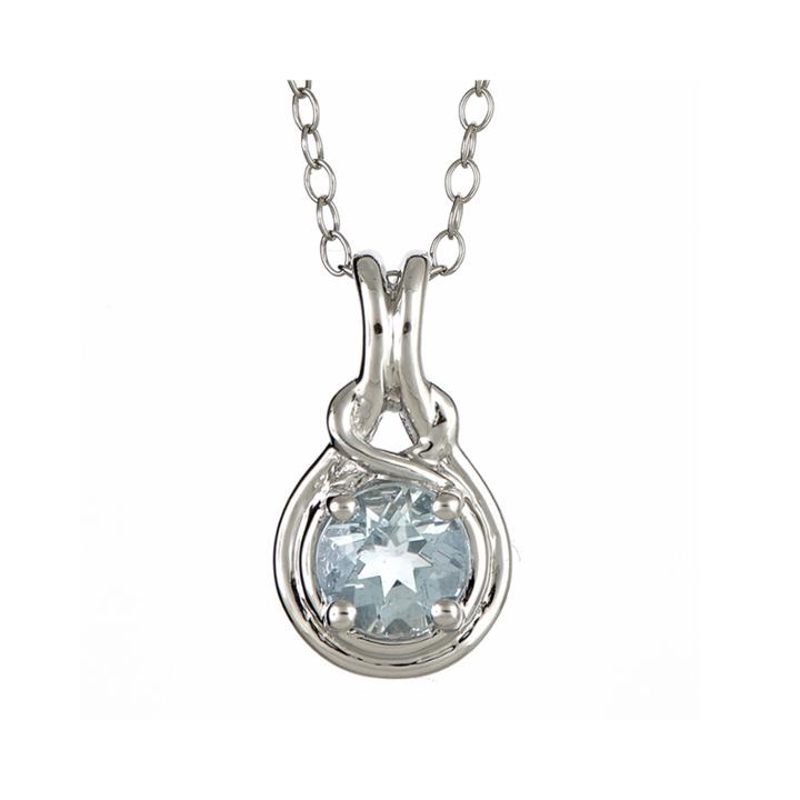 Limited Quantities Genuine Aquamarine Pendant Necklace