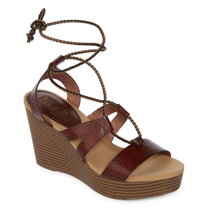 Groove Lyn Womens Wedge Sandals