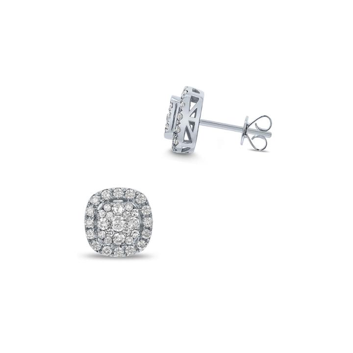 1/2 Ct. T.w. Round White Diamond 14k Gold Stud Earrings