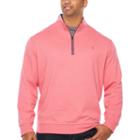 Izod Long Sleeve Heavy Weight Interlock Quarter-zip Pullover Big And Tall