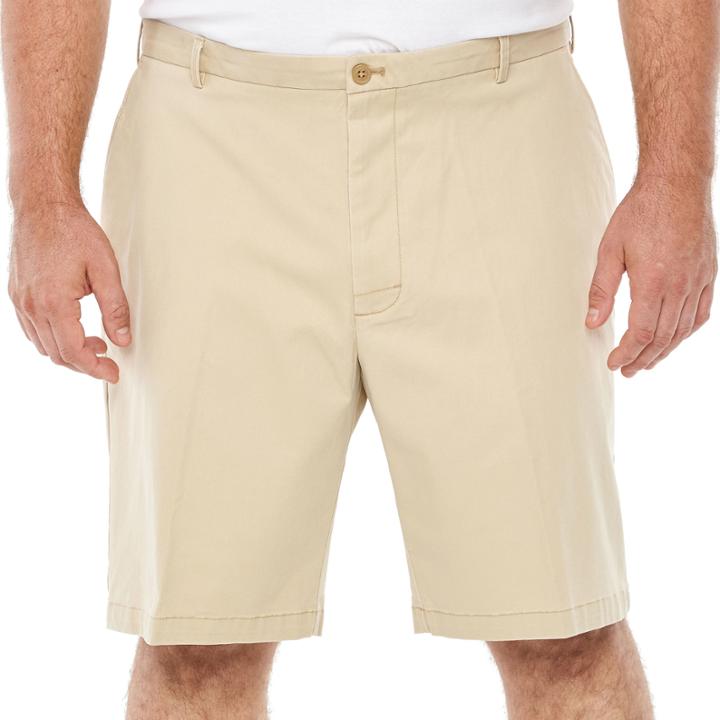 Izod Saltwater Stretch Chino Short Chino Shorts-big And Tall