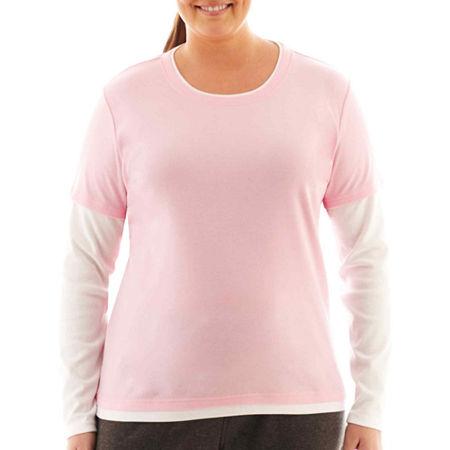 Made For Life Long-sleeve Layered T-shirt - Plus