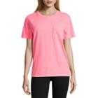 Flirtitude Flamin-go Away Graphic T-shirt- Juniors