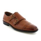 Deer Stags Colin Cap-toe Mens Twin-buckle Leather Shoes