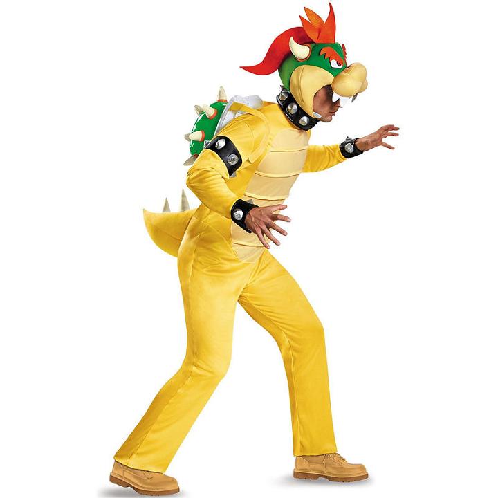 Super Mario: Deluxe Adult Bowser Costume