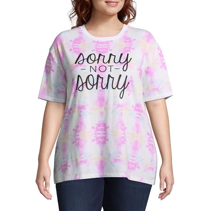 Sorry Not Sorry Tee - Juniors Plus