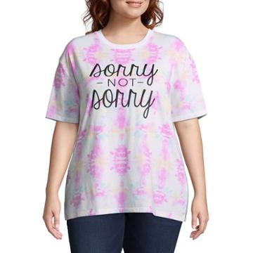 Sorry Not Sorry Tee - Juniors Plus
