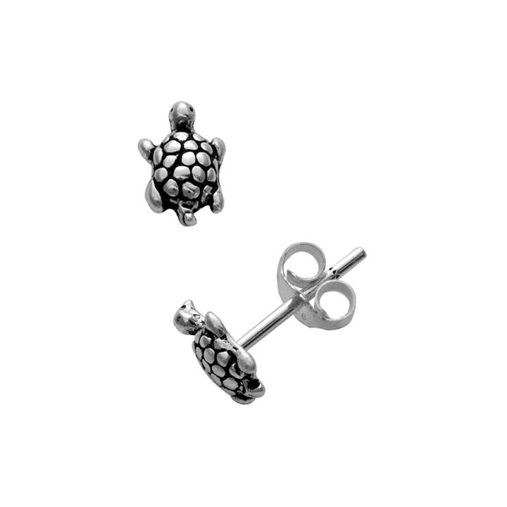 Itsy Bitsy&trade; Sterling Silver Turtle Stud Earrings