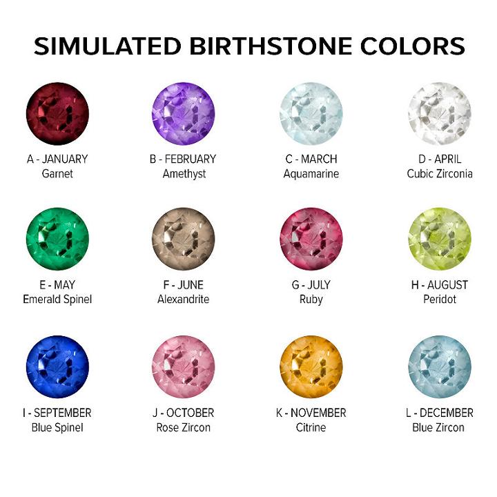 Artcarved Celebrations Of Life Womens Simulated Multi Color Multi Stone 10k Gold Band