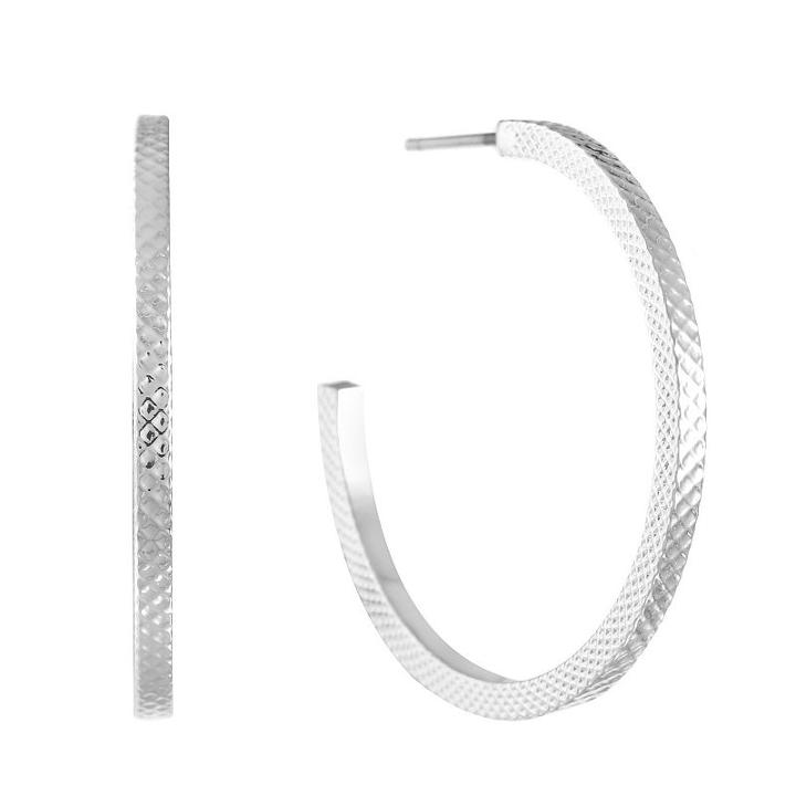 Gloria Vanderbilt 31.6mm Hoop Earrings