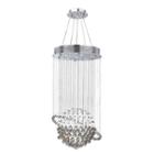 Saturn Collection 7 Light Chrome Finish And Clearcrystal Galaxy Chandelier