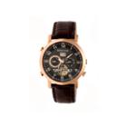 Heritor Edmond Mens Brown Strap Watch-herhr6205