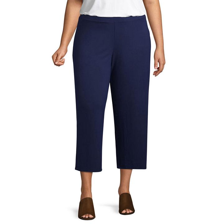 Liz Claiborne Studio Cropped Pant- Plus