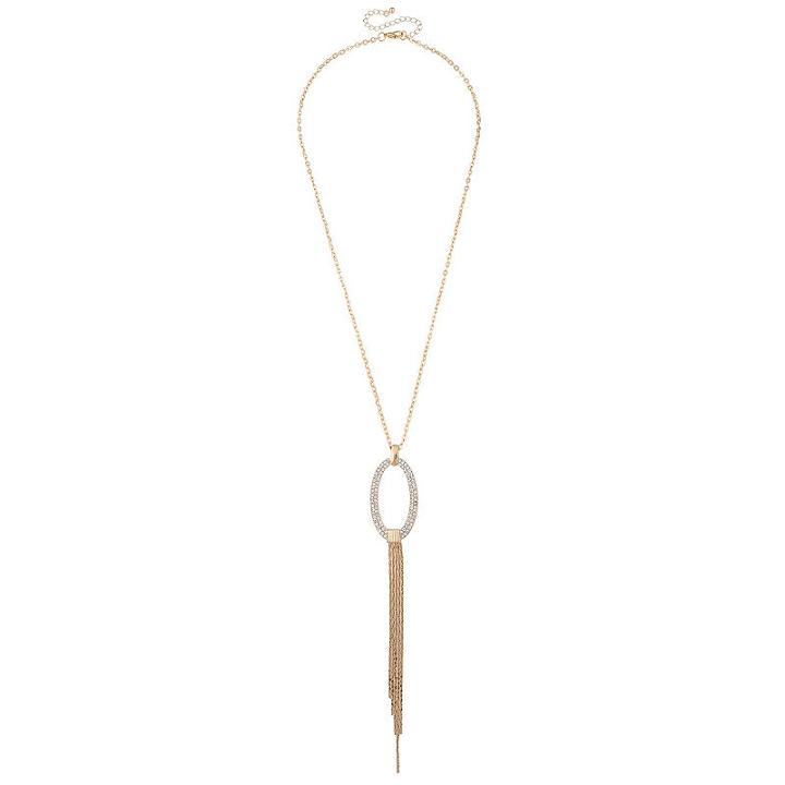 Bijoux Bar Womens Brass Pendant Necklace