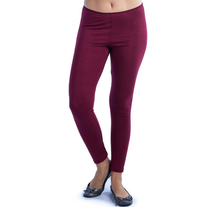 24/7 Comfort Apparel Ankle Length Knit Leggings