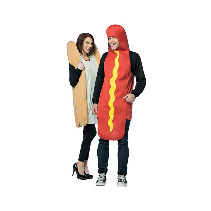 Hot Dog & Bun Couples Costume