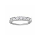 Diamonart Womens 1/2 Ct. T.w. White Cubic Zirconia 10k Gold Band