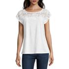 Sjb Lace Yoke Tee