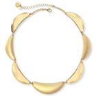 Liz Claiborne Gold-tone Scalloped Collar Necklace