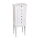 Mele & Co. Wooden Jewelry Armoire In White Finish