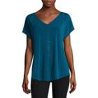 Worthington Short-sleeve Heat Stud Top