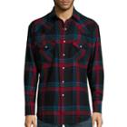 Ely Cattleman Long-sleeve Flannel Snap-front Western Shirt