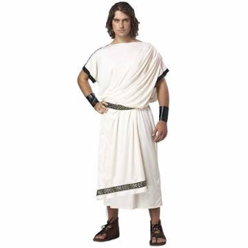 Deluxe Classic Toga (male) Adult Costume - Standard One-size