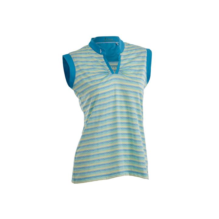 Nancy Lopez Golf Dizzy Sleeveless Polo Plus