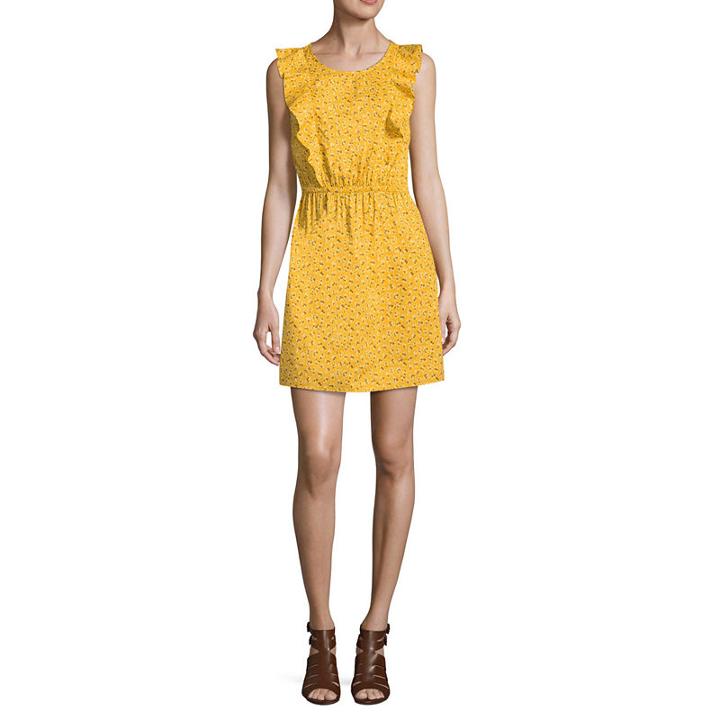 City Streets Sleeveless Floral Fit & Flare Dress