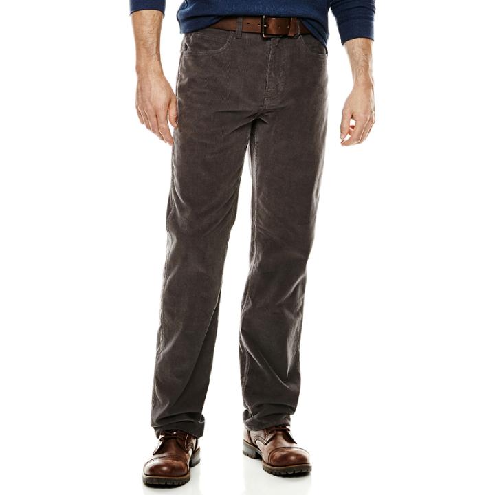 St. John's Bay Straight Fit Corduroy Pants