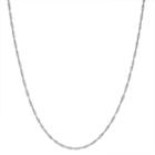 Sterling Silver Solid Singapore 15 Inch Chain Necklace