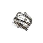 Grand Sample Sale By Le Vian Chocolatier Chocolate & Vanilla Diamonds Ring In 14k Vanilla Gold