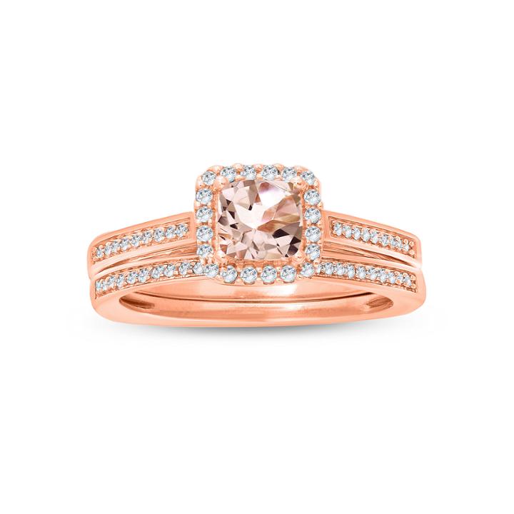 Womens 3/4 Ct. T.w. Genuine Multi Color Diamond 10k Gold Bridal Set
